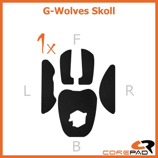 Corepad Mouse Mice Grip Grips Rubber Sticker G-Wolves Skoll L S